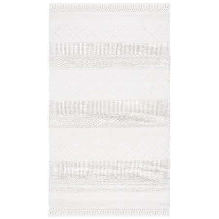 Safavieh 5 x 8 ft. Casablanca Contemporary Rectangle Hand Woven Rug, Ivory CSB278A-5